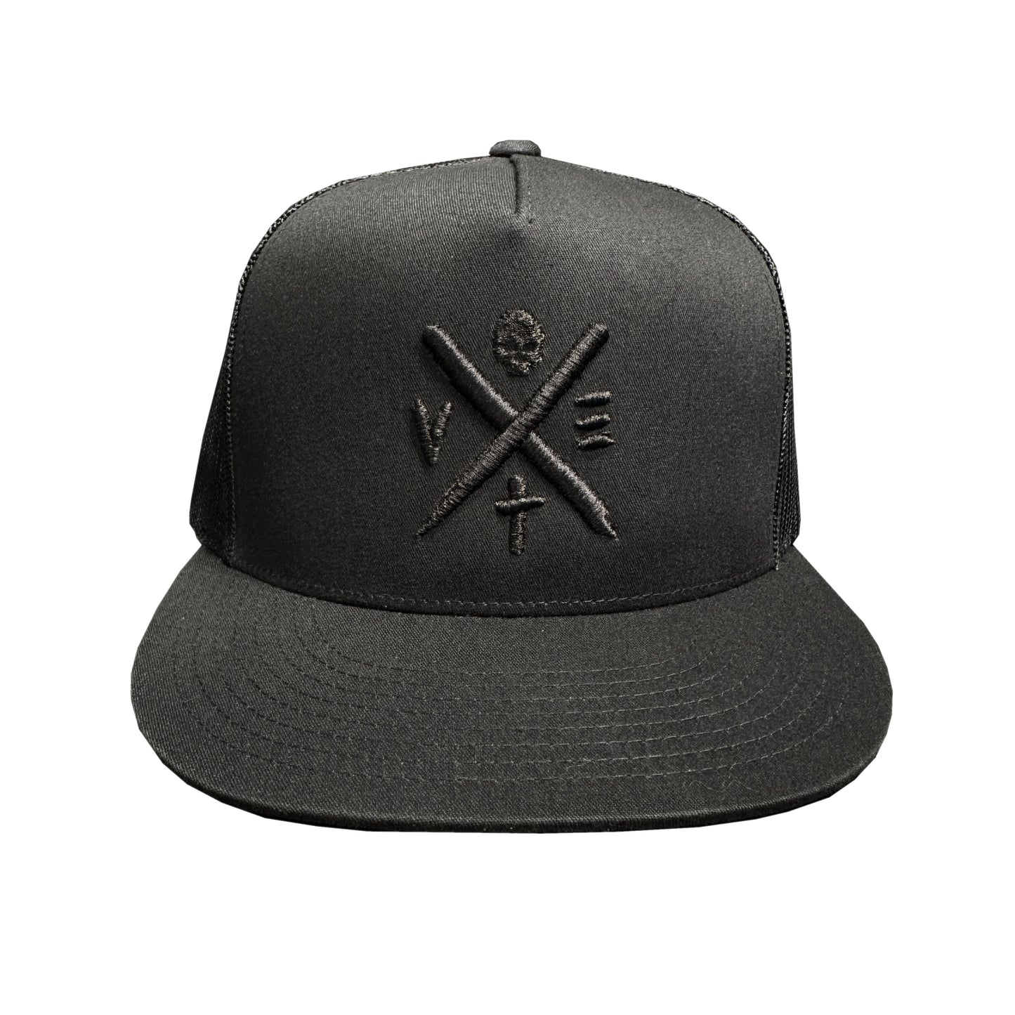 VEXT Black/Black Snapback Hat